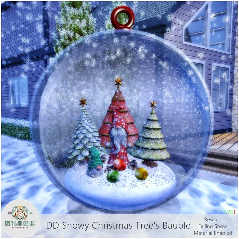 Dreamland Designs – Snowy Christmas Tree’s Bauble