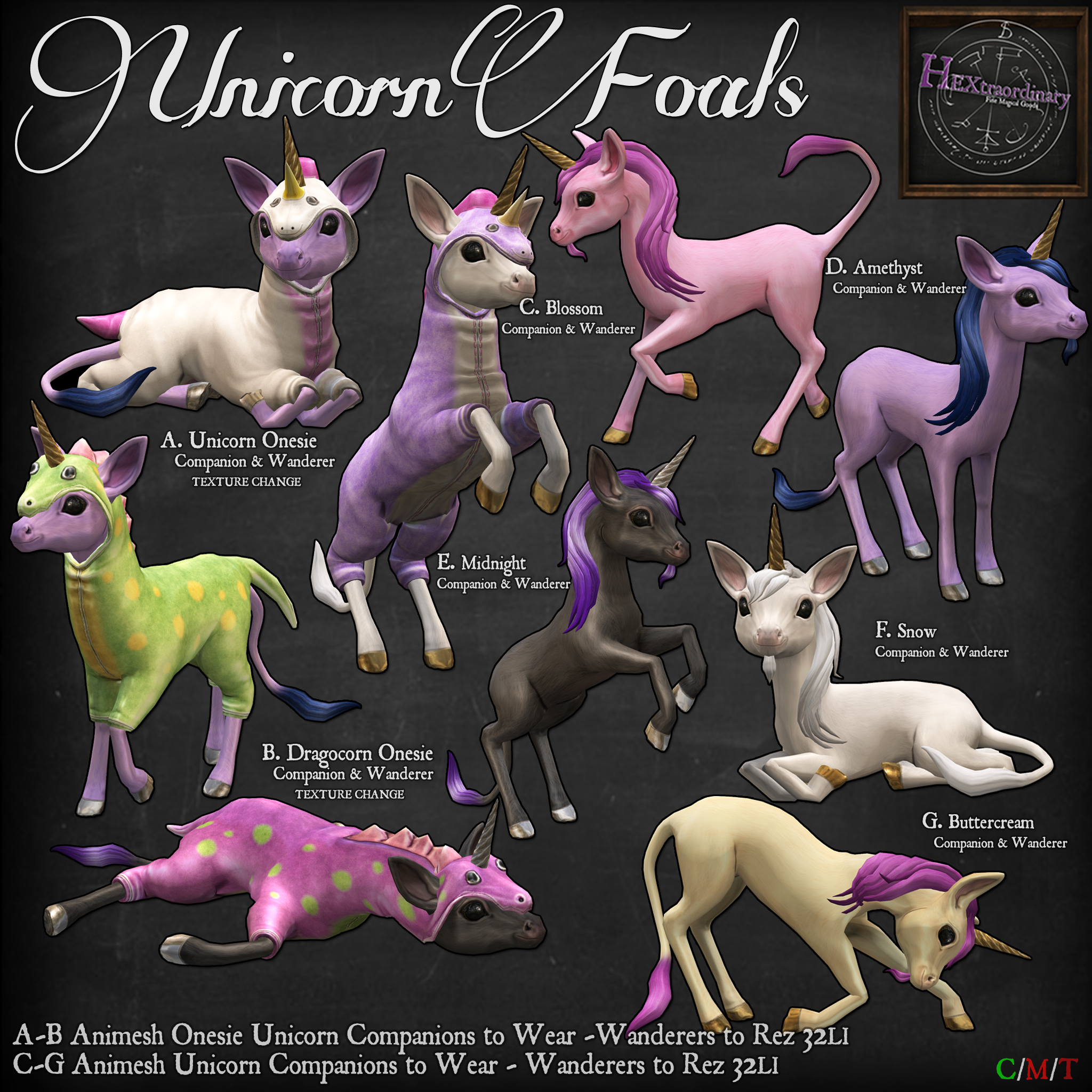 HEXtraordinary – Unicorn Foals