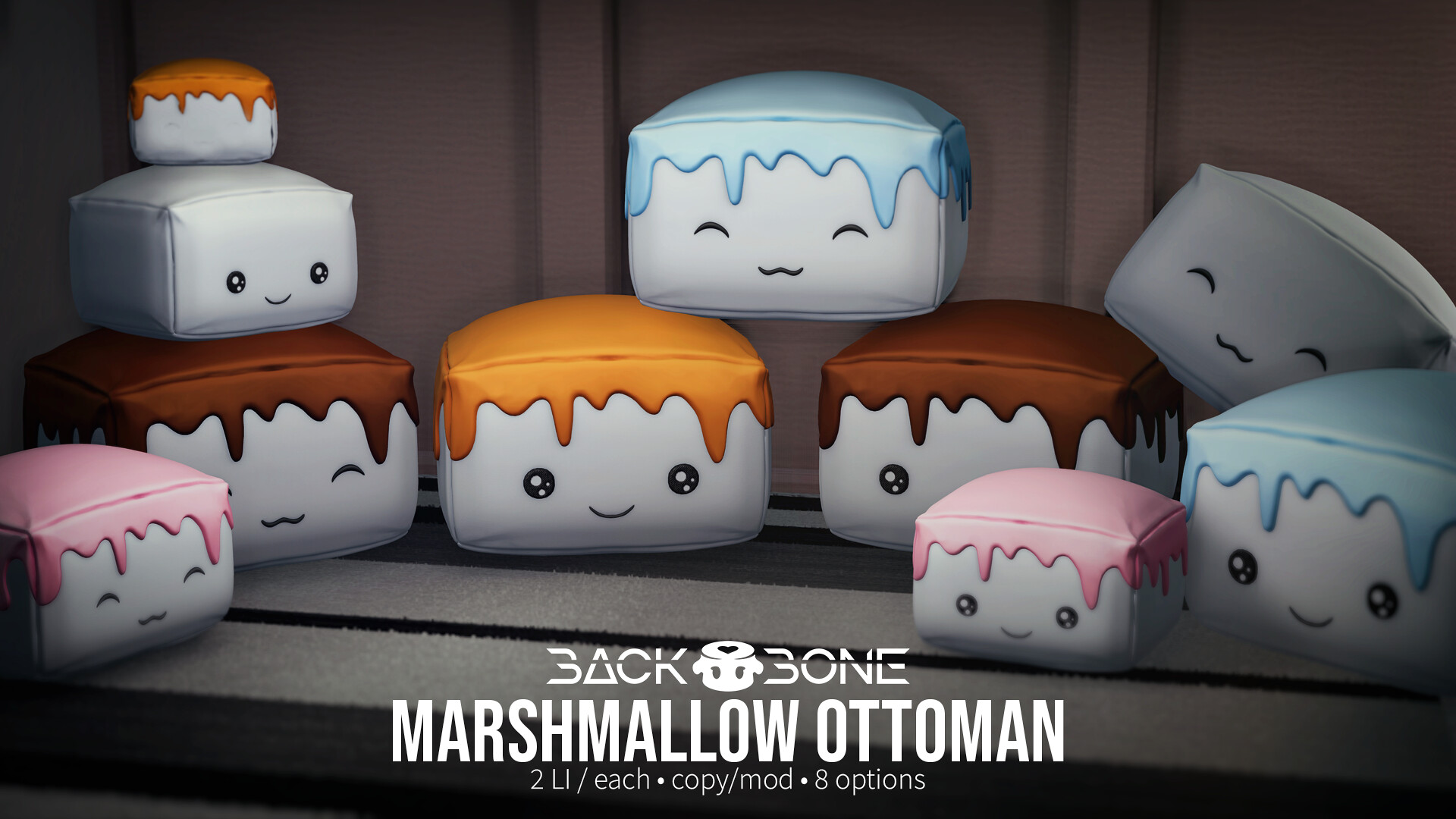 BackBone – Marshmellow Ottoman