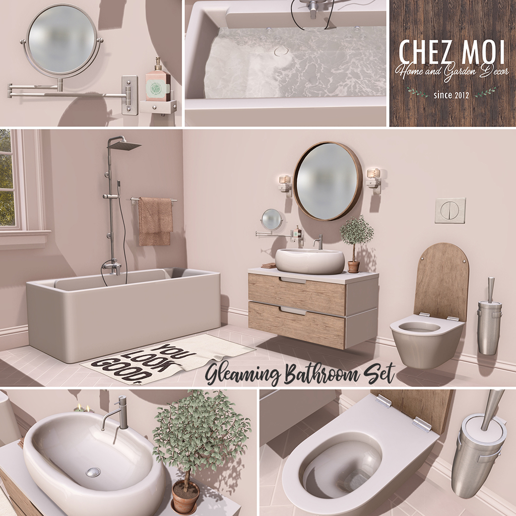 Chez Moi – Gleaming Bathroom Set