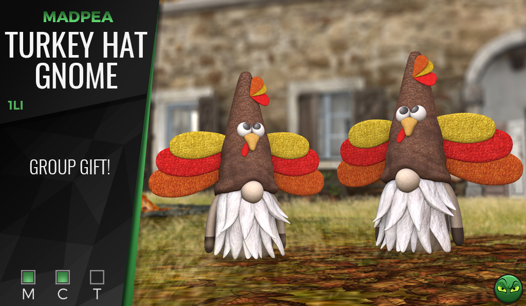 MadPea – Turkey Hat Gnome