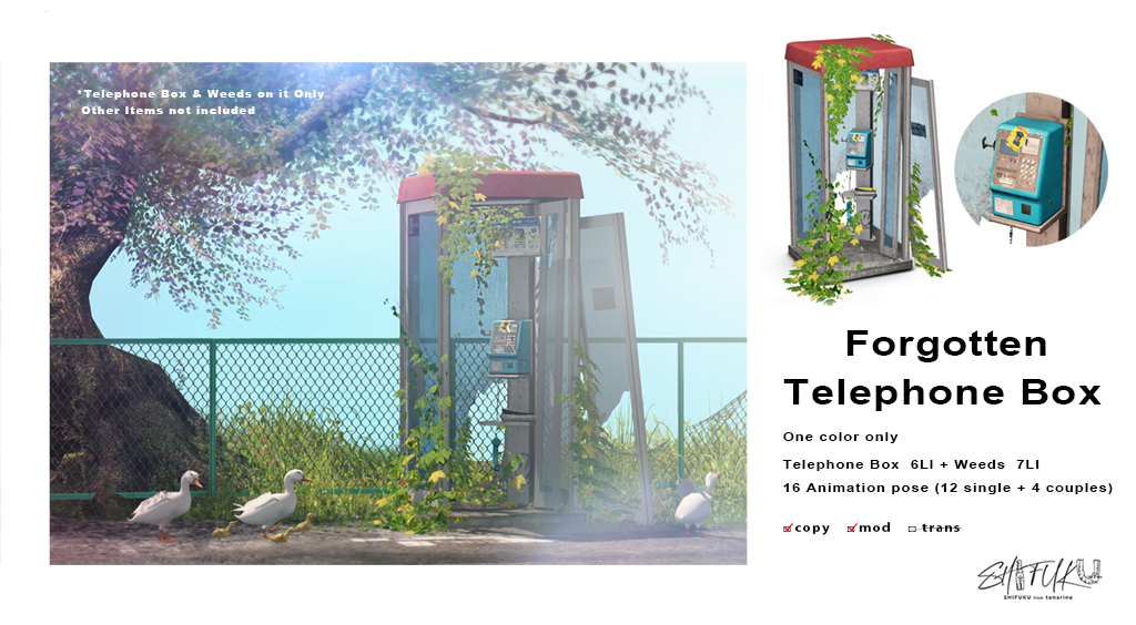 SHIFUKU – Forgotten Telephone Box