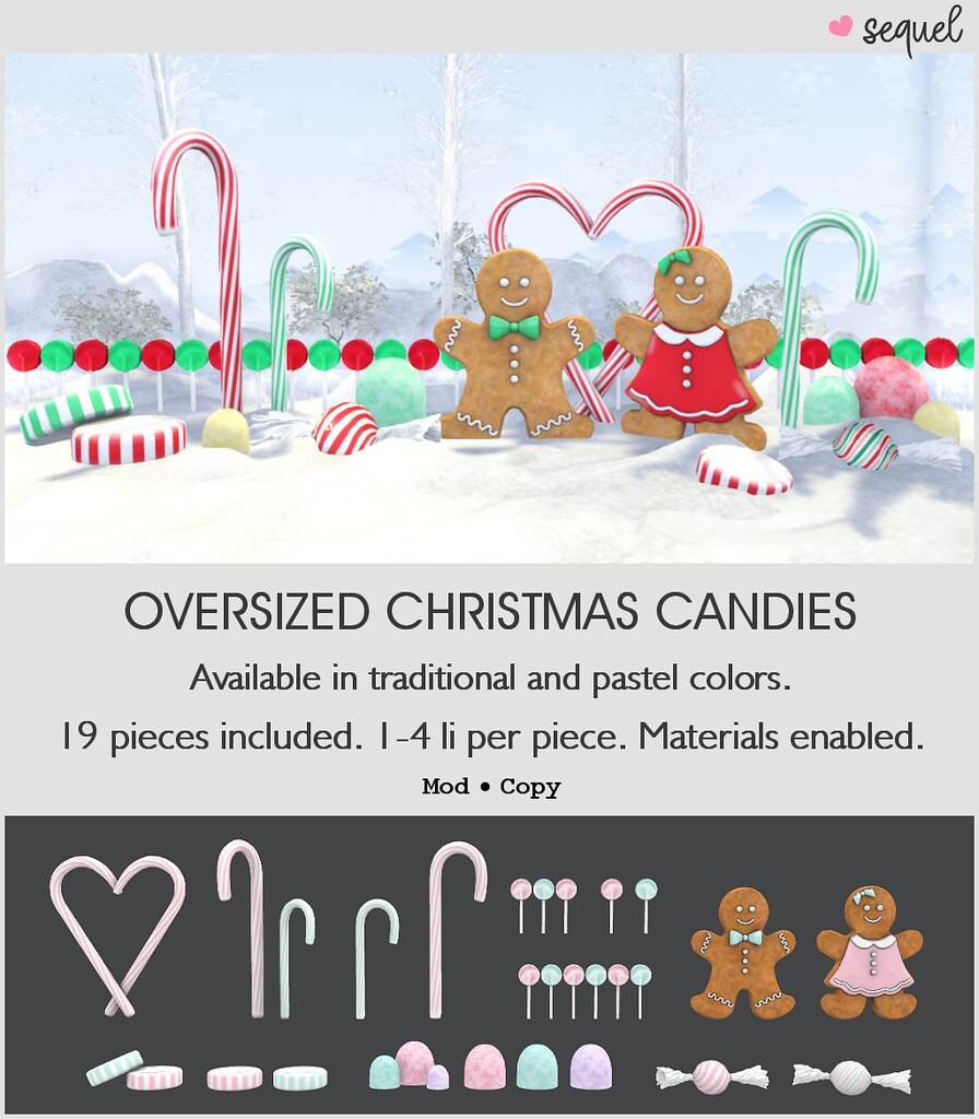 Sequel – Oversized Christmas Candies Set