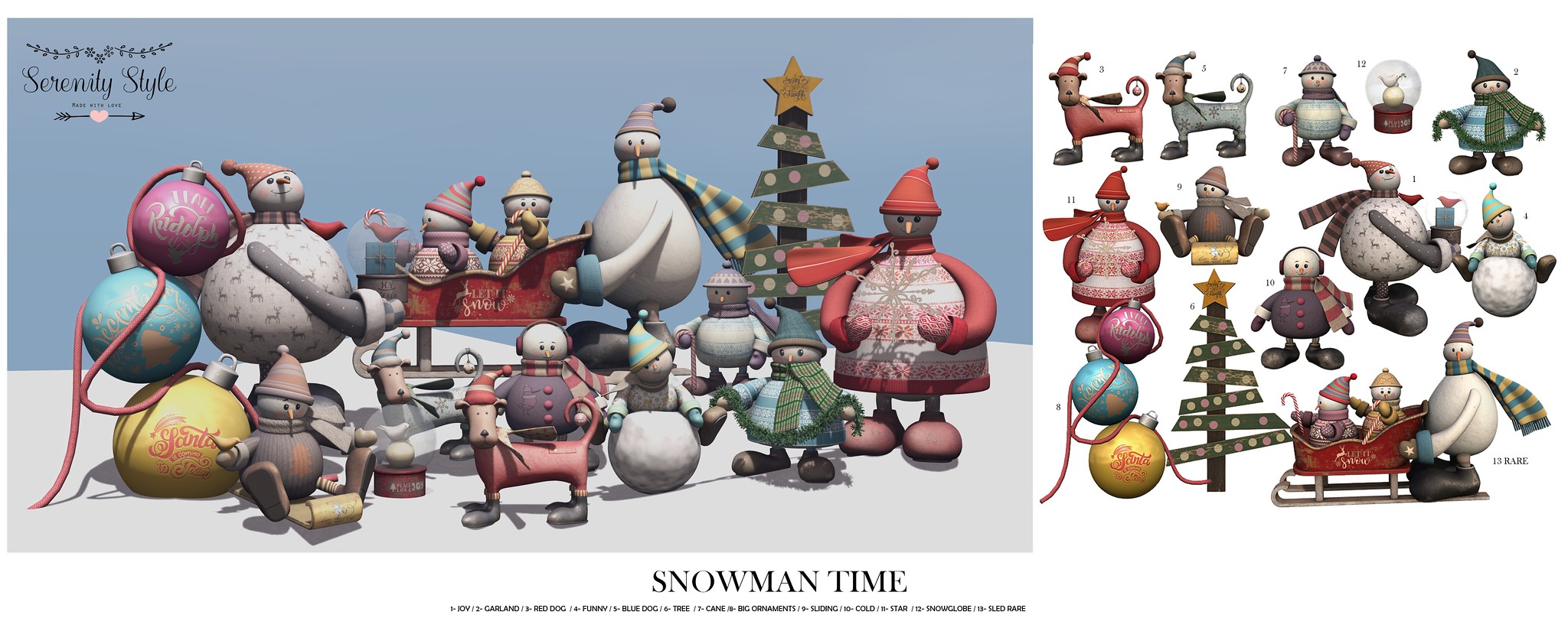 Serenity Style – Snowman Time