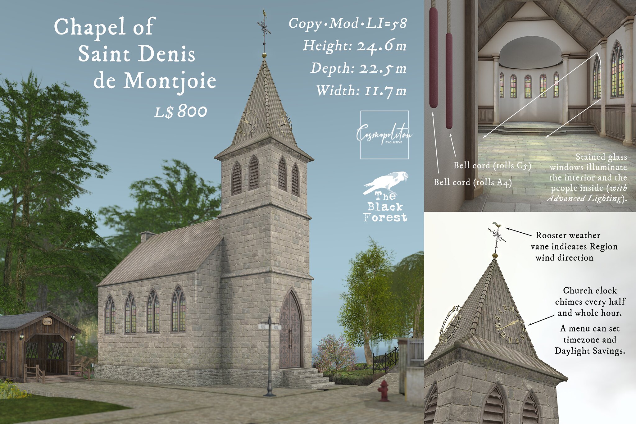 The Black Forest – Chapel of Saint Denis de Montjoie