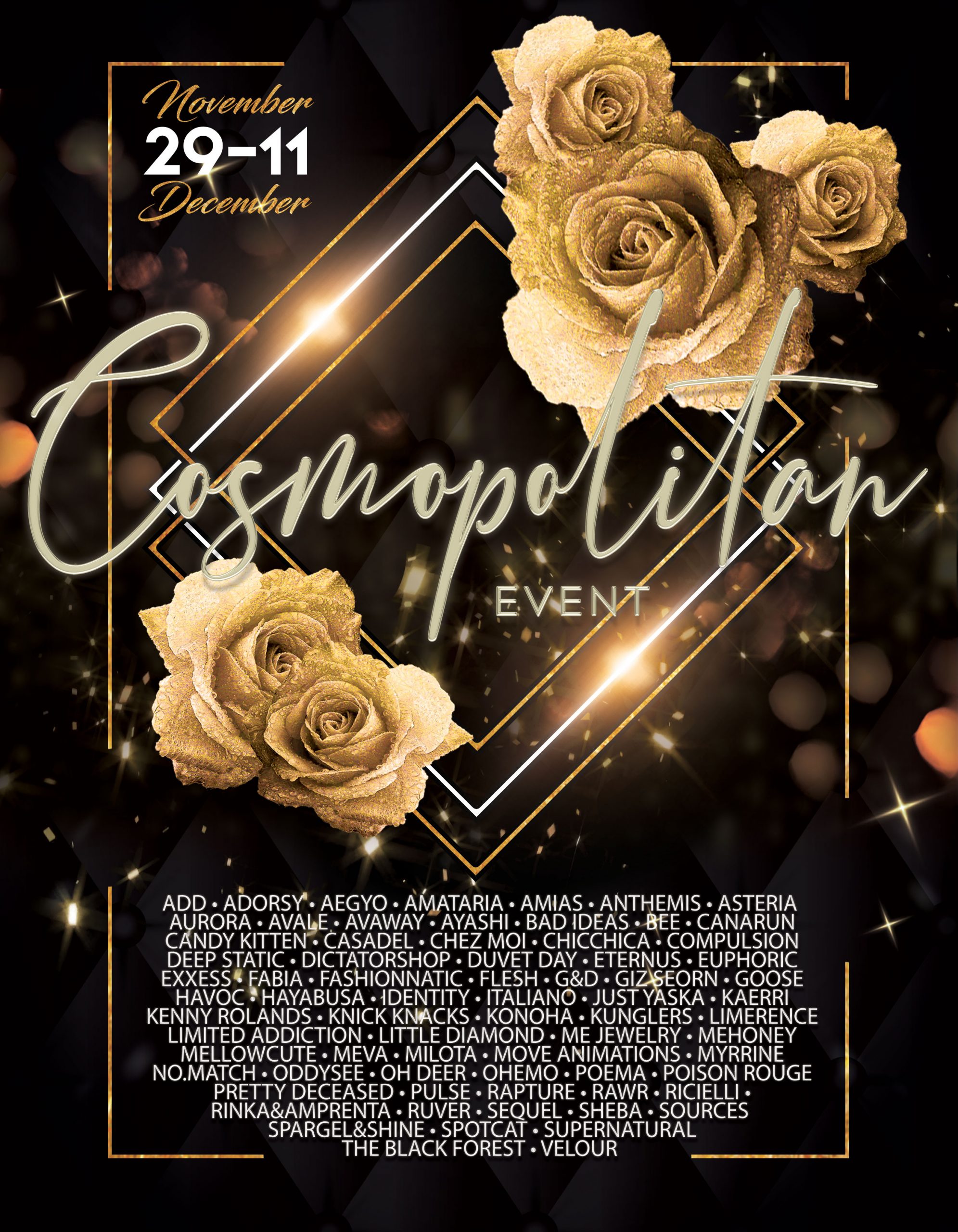 Press Release – Cosmopolitan Event – Round 14/10