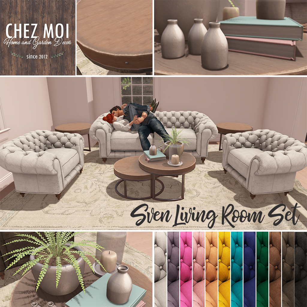 Chez Moi – Sven Living Room Set