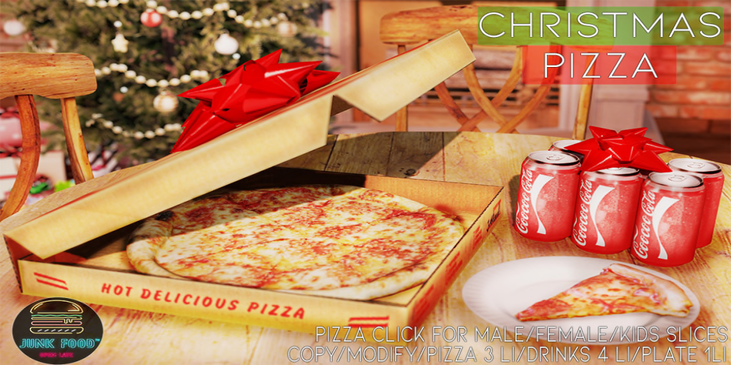JUNK FOOD – Christmas Pizza Set