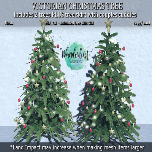 LOVE – Victorian Christmas Tree Set