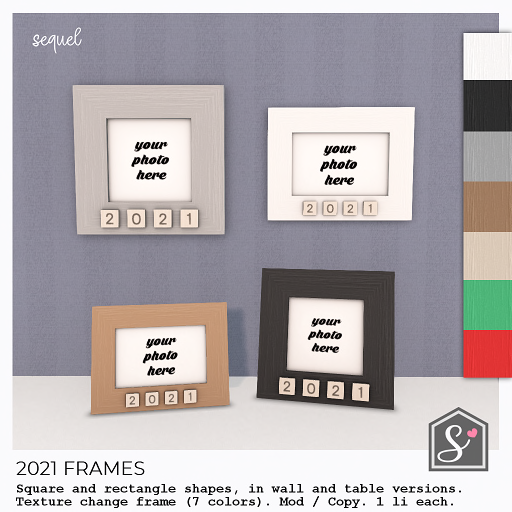 Sequel – 2021 Frames