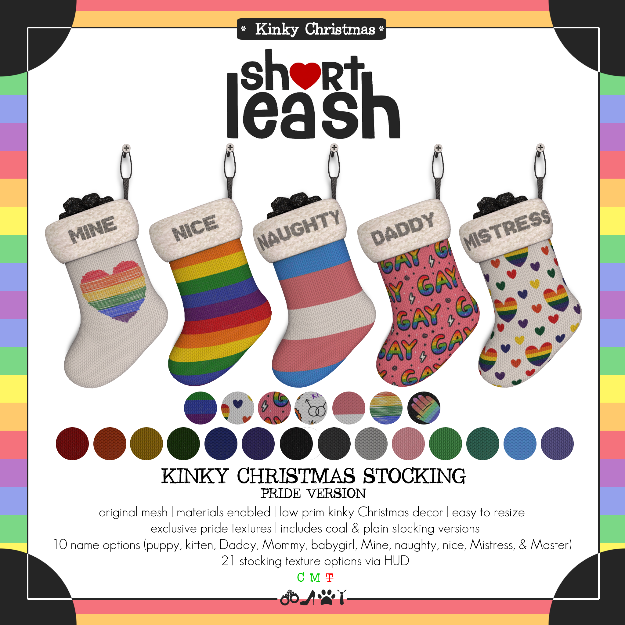 Short Leash – Kinky Christmas Stockings