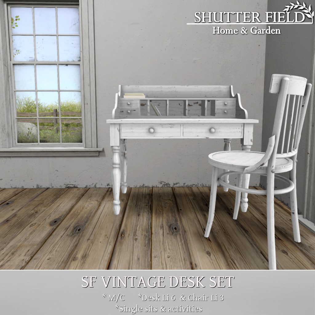 Shutter Field – SF Vintage Desk Set