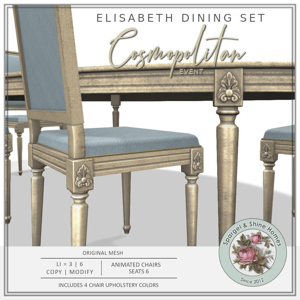 Spargel & Shine Homes – Elisabeth Table Candelabra & Dining Set