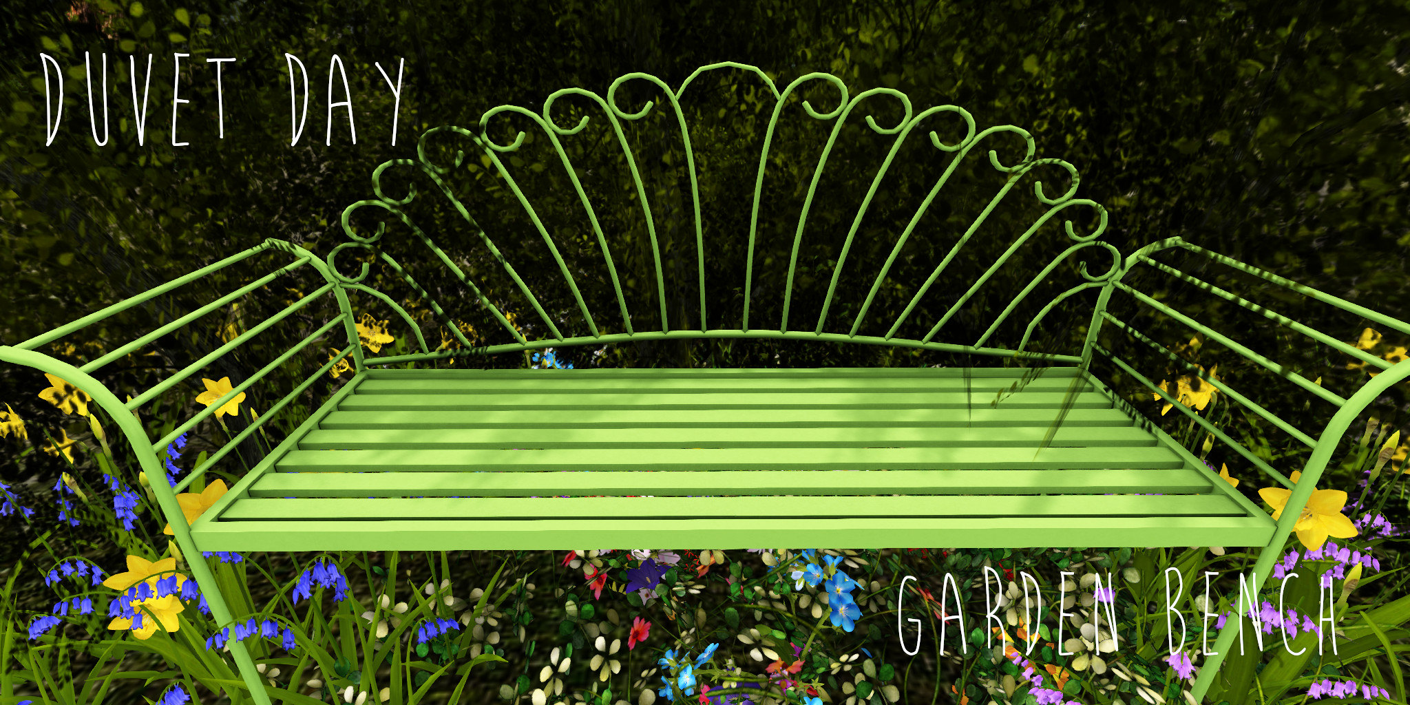 Duvet Day – Garden Bench