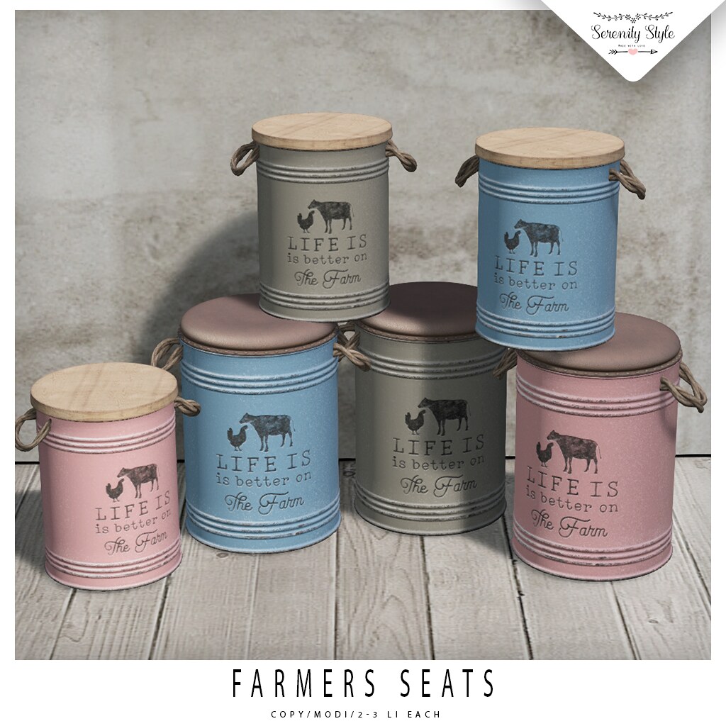 Serenity Style – Farmers Seats