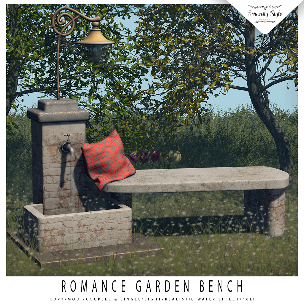 Serenity Style – Romance Garden Bench