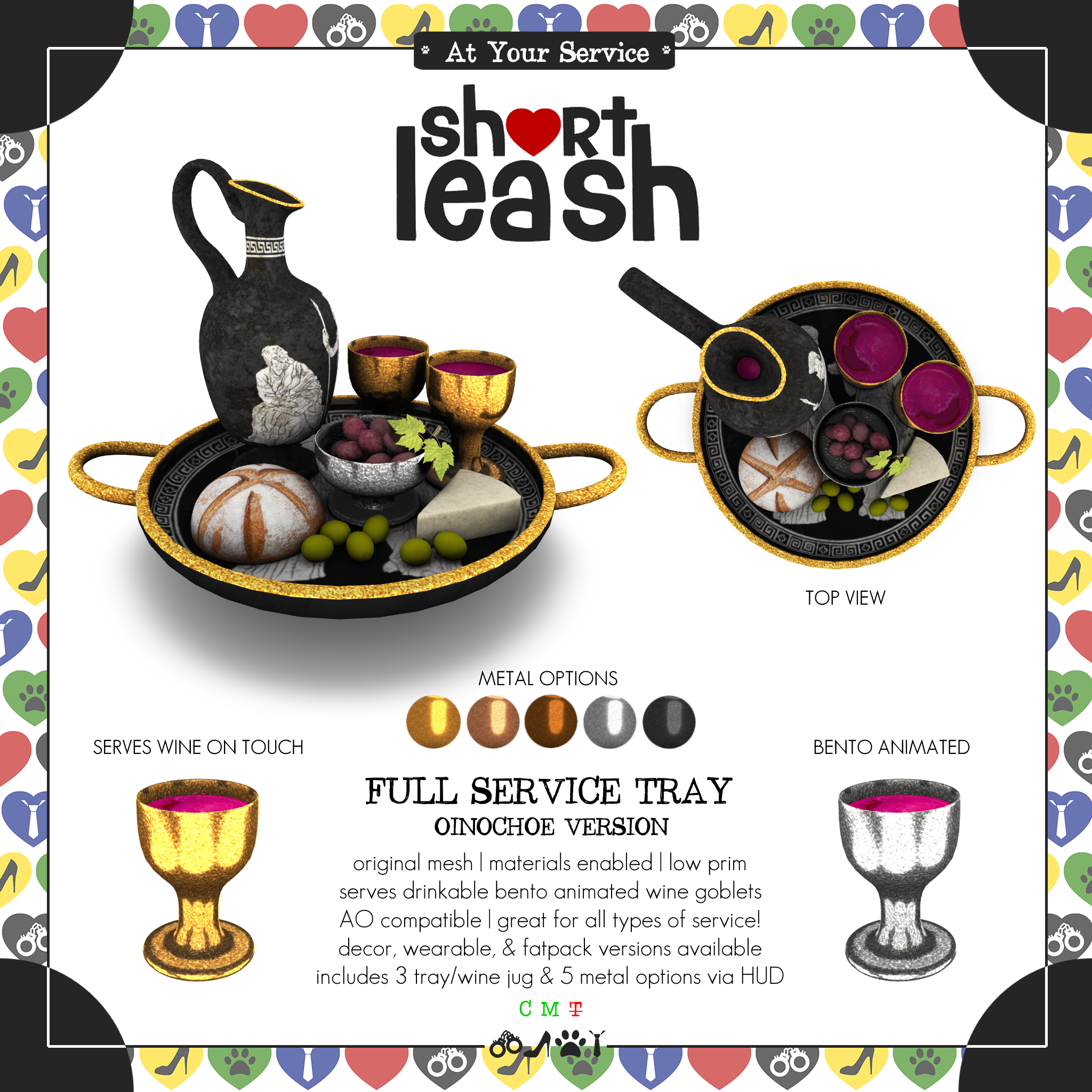 Short Leash – Full Service Tray: Oinochoe Version