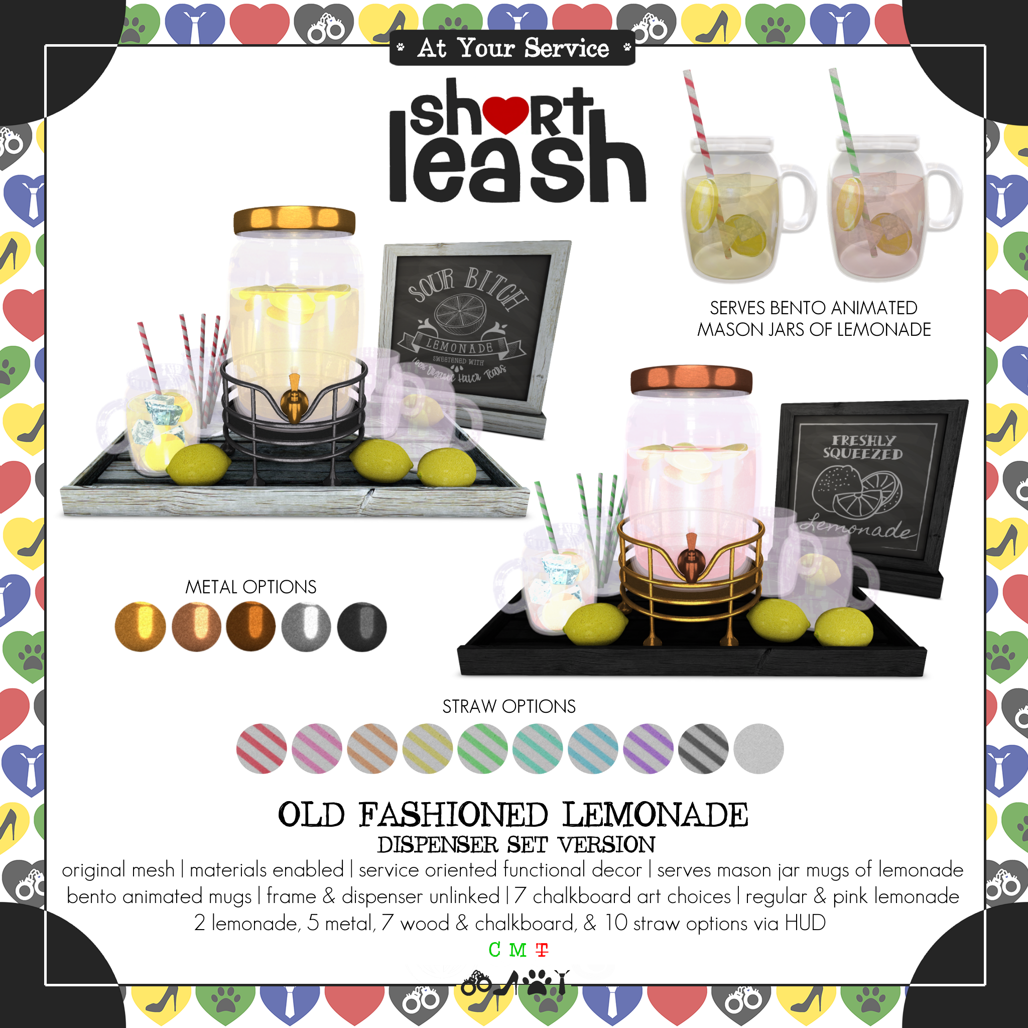 Short Leash – Old Fashioned Lemonade: Dispenser Set Version