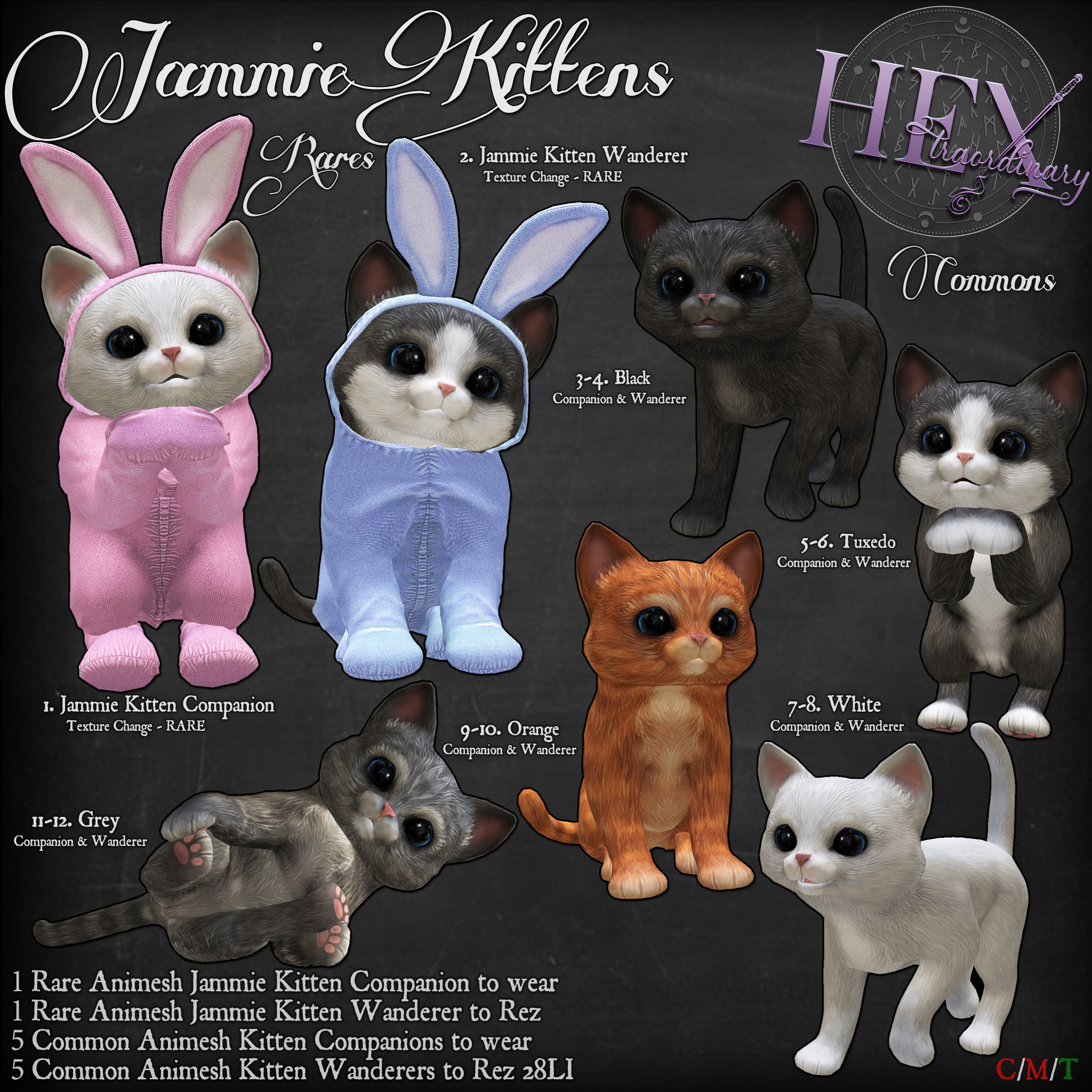 HEXtraordinary – Jammie Kittens
