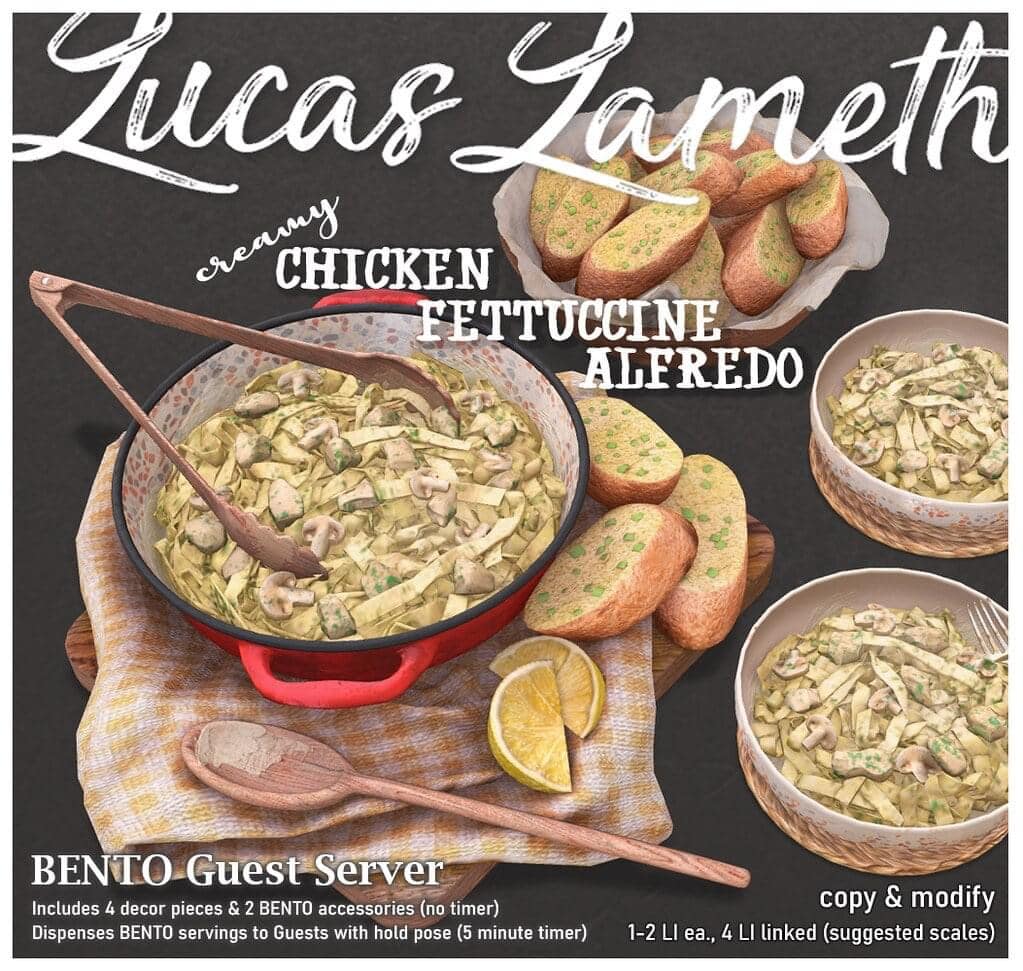 Lucas Lameth – Creamy Chicken Fettuccine Alfredo