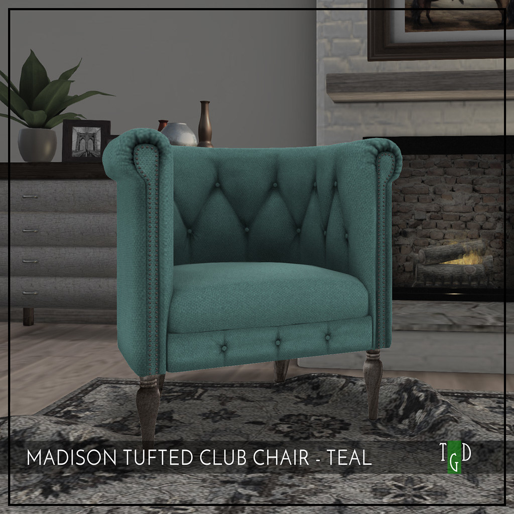The Green Door – Madison Tufted Club Chair