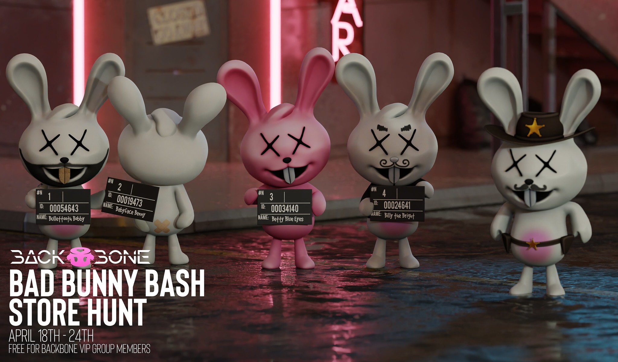 BackBone – Bad Bunny Bash Store Hunt