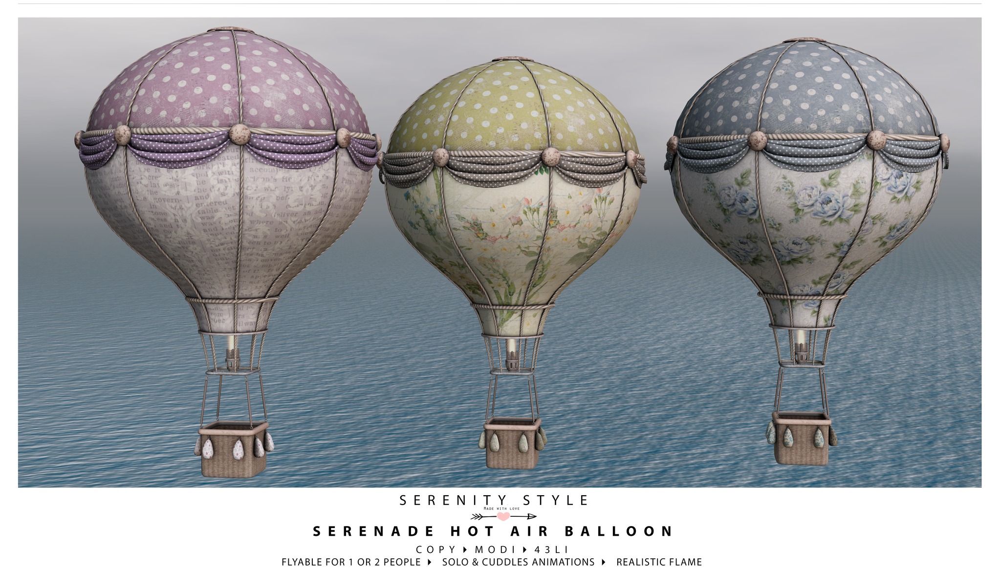 Serenity Style – Serenade Hot Air Balloon