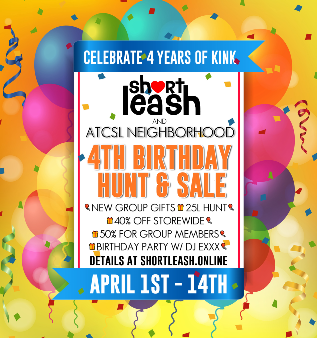 Short Leash – Birthday Hunt and Sale