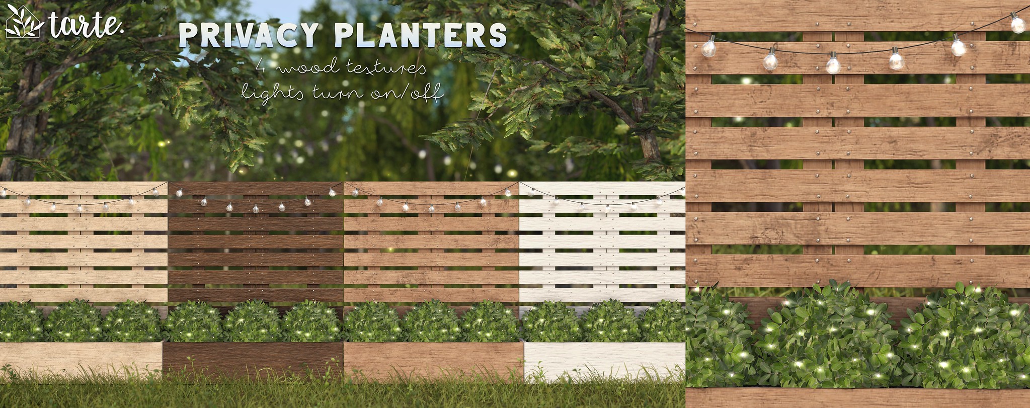 Tarte – Privacy Planters