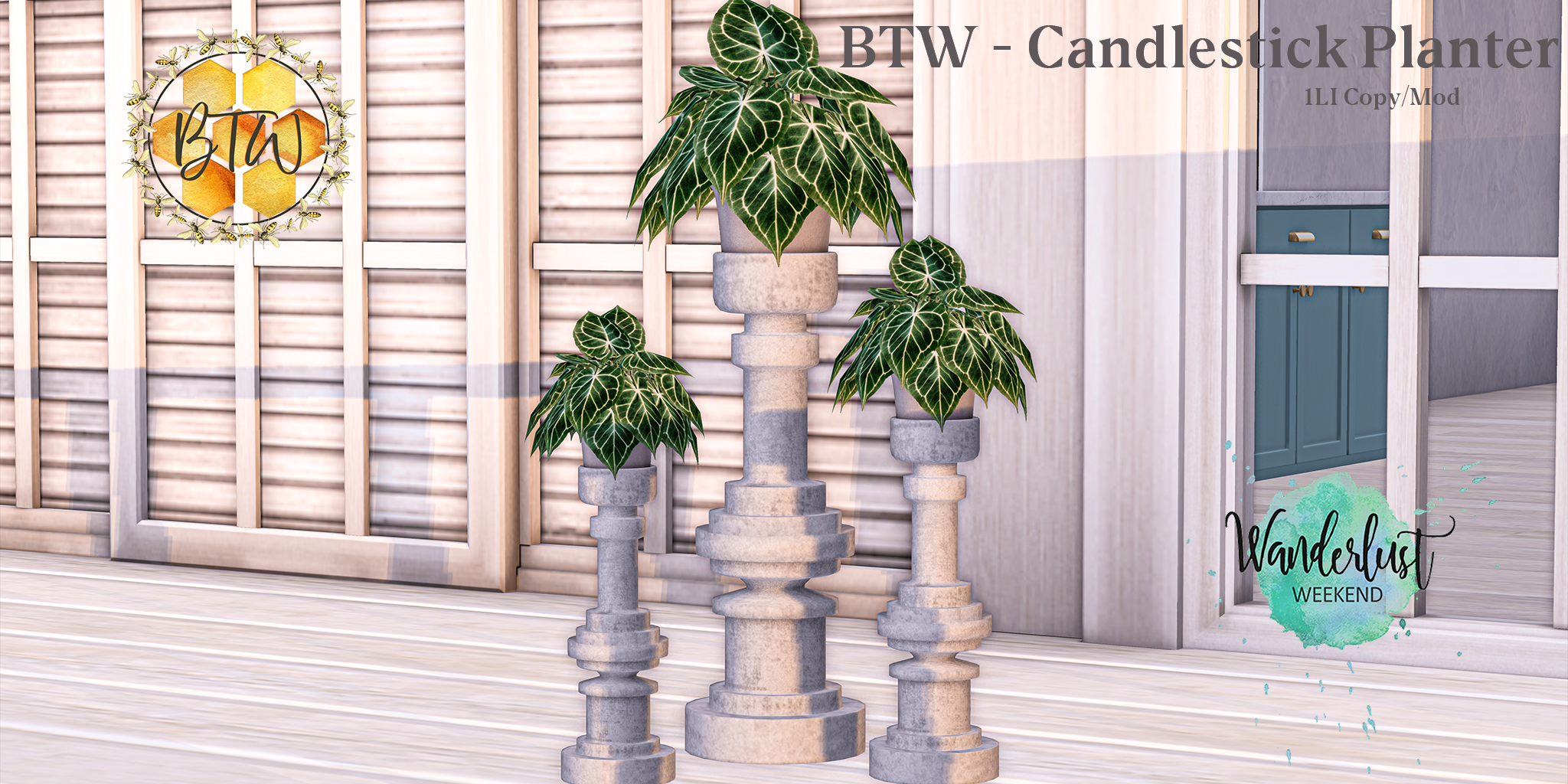 BTW – Candlestick Planter