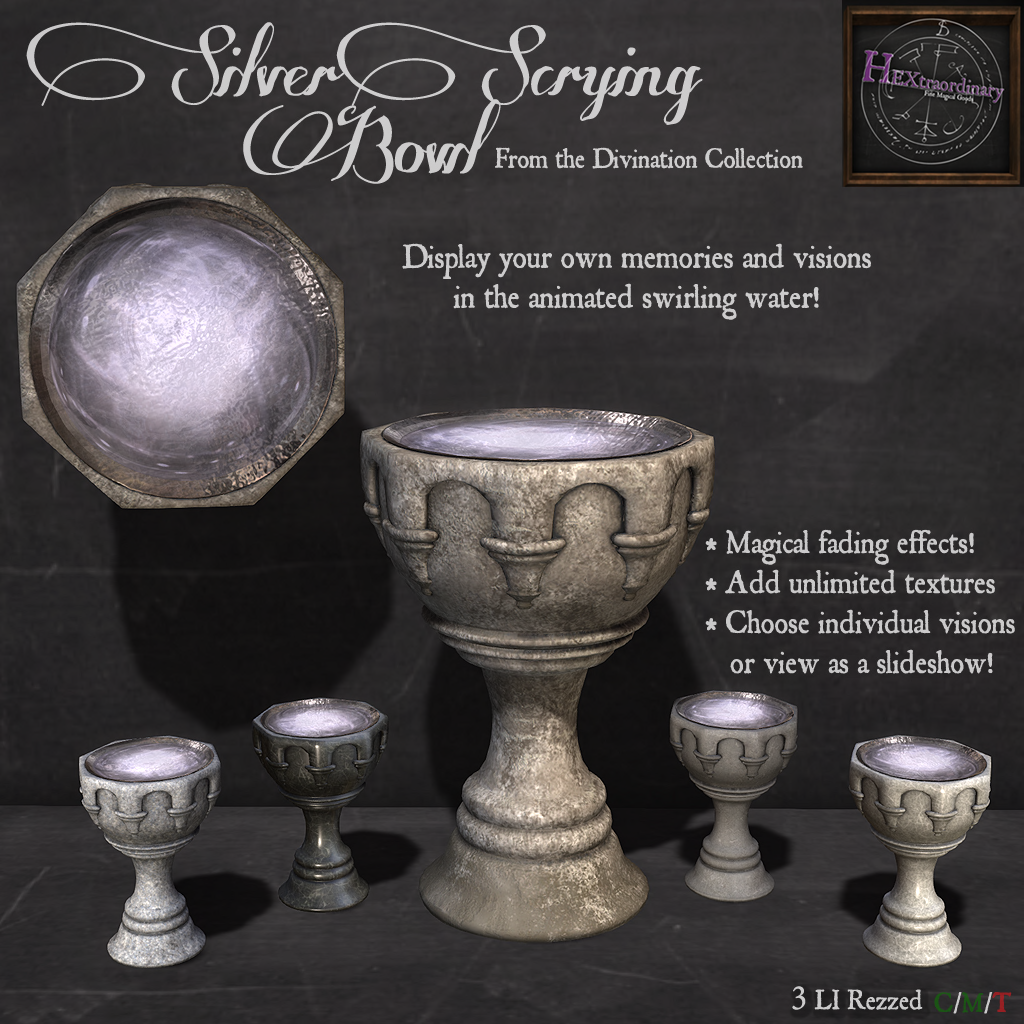 HEXtraordinary – Silver Scrying Bowl