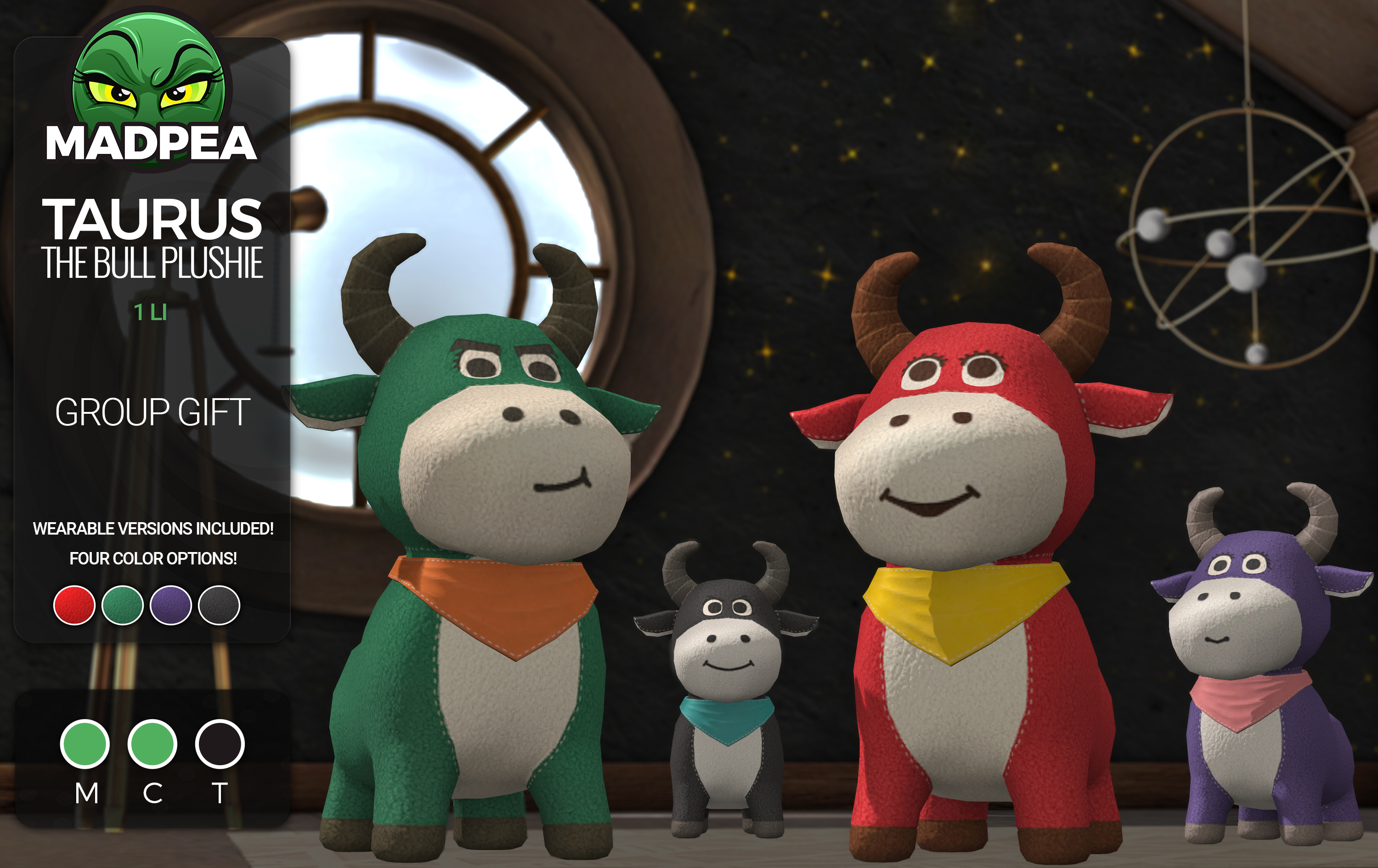 MadPea – Taurus The Bull Plushie