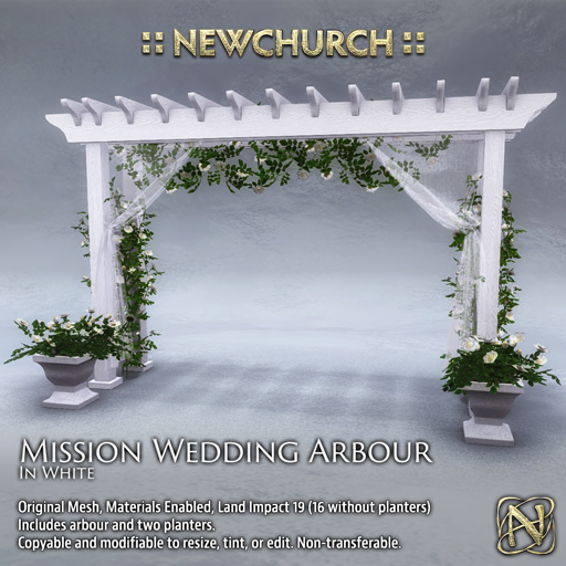 Newchurch – Mission Wedding Arbour