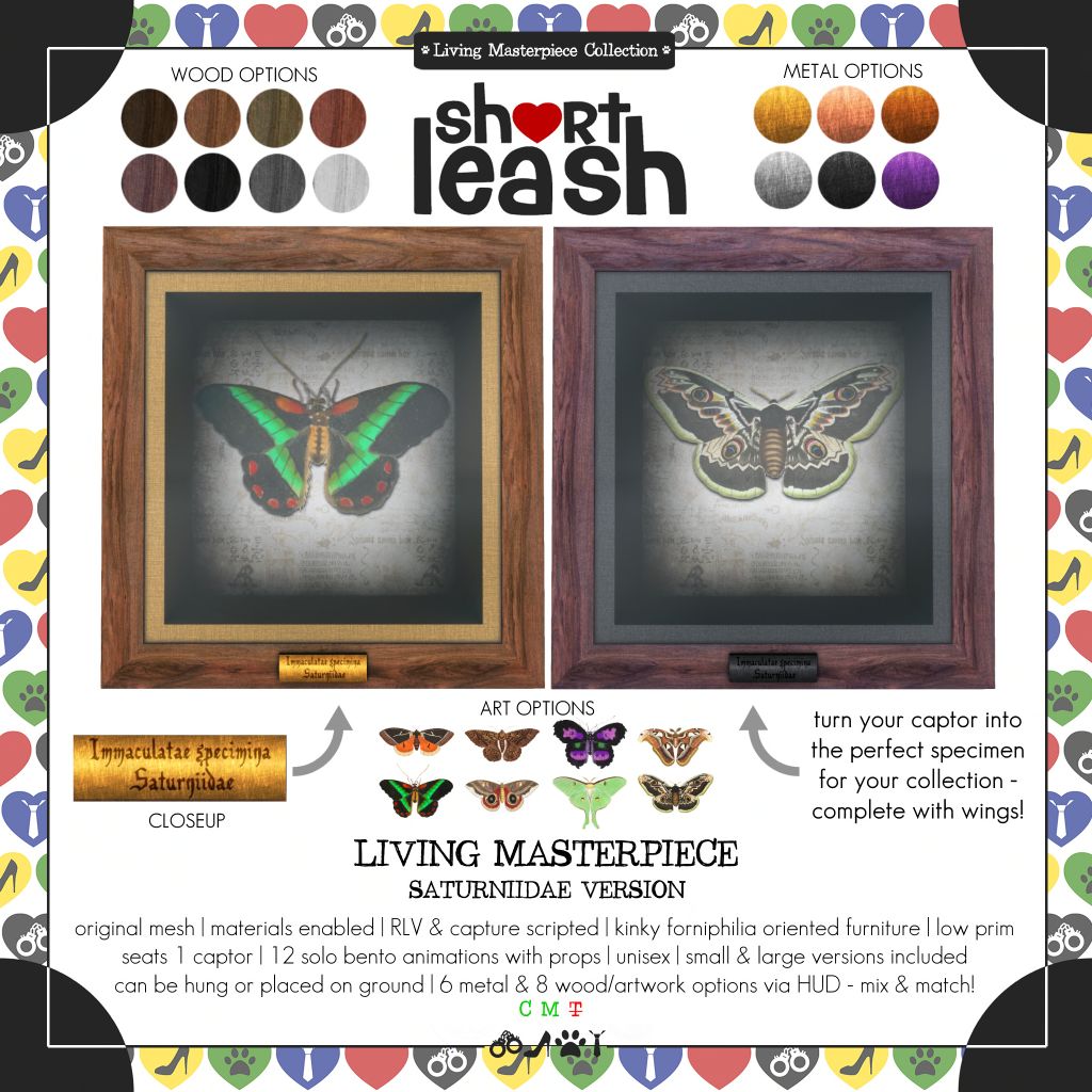 Short Leash – Living Masterpiece – Saturniidae Version