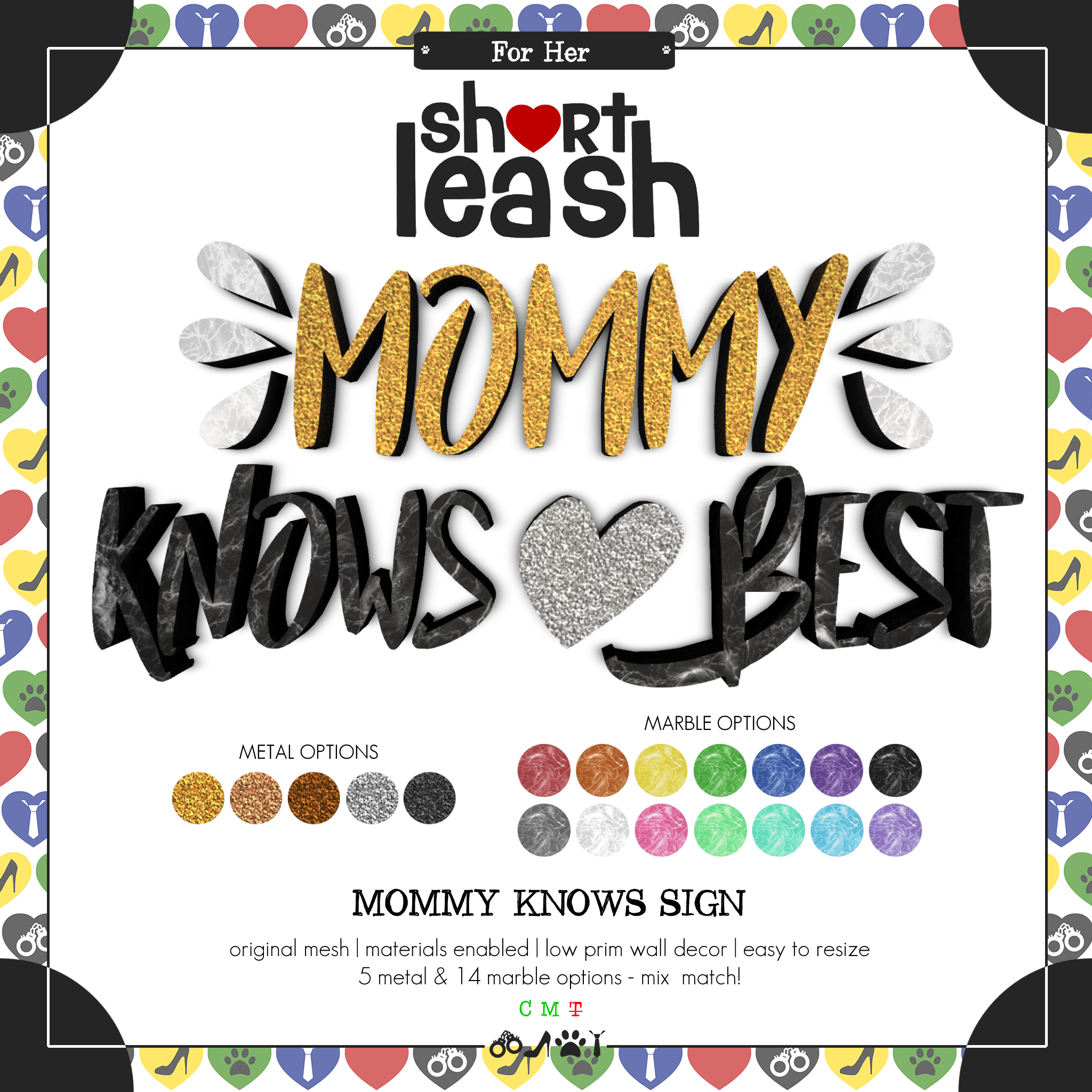 Short Leash – Mommy Knows Sign