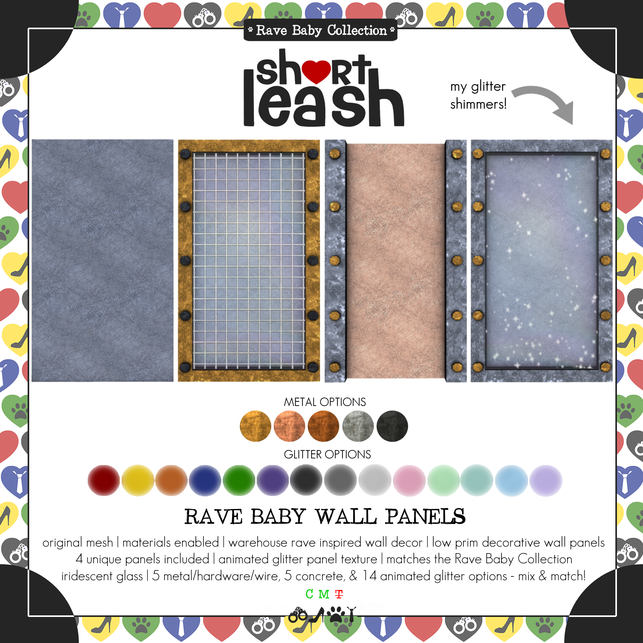 Short Leash – Rave Baby Wall Panels
