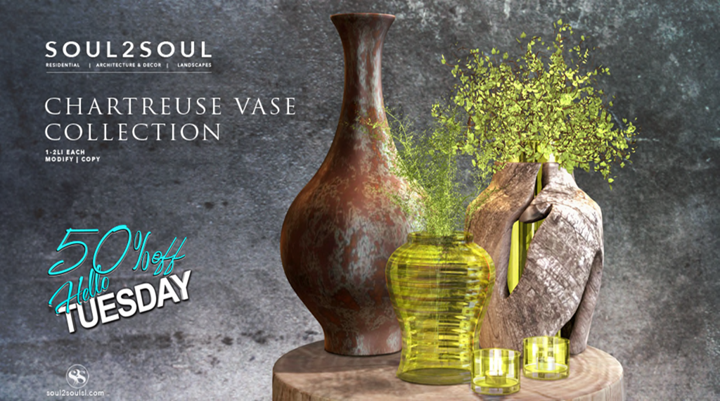 Soul 2 Soul – Chartreuse Vase Collection