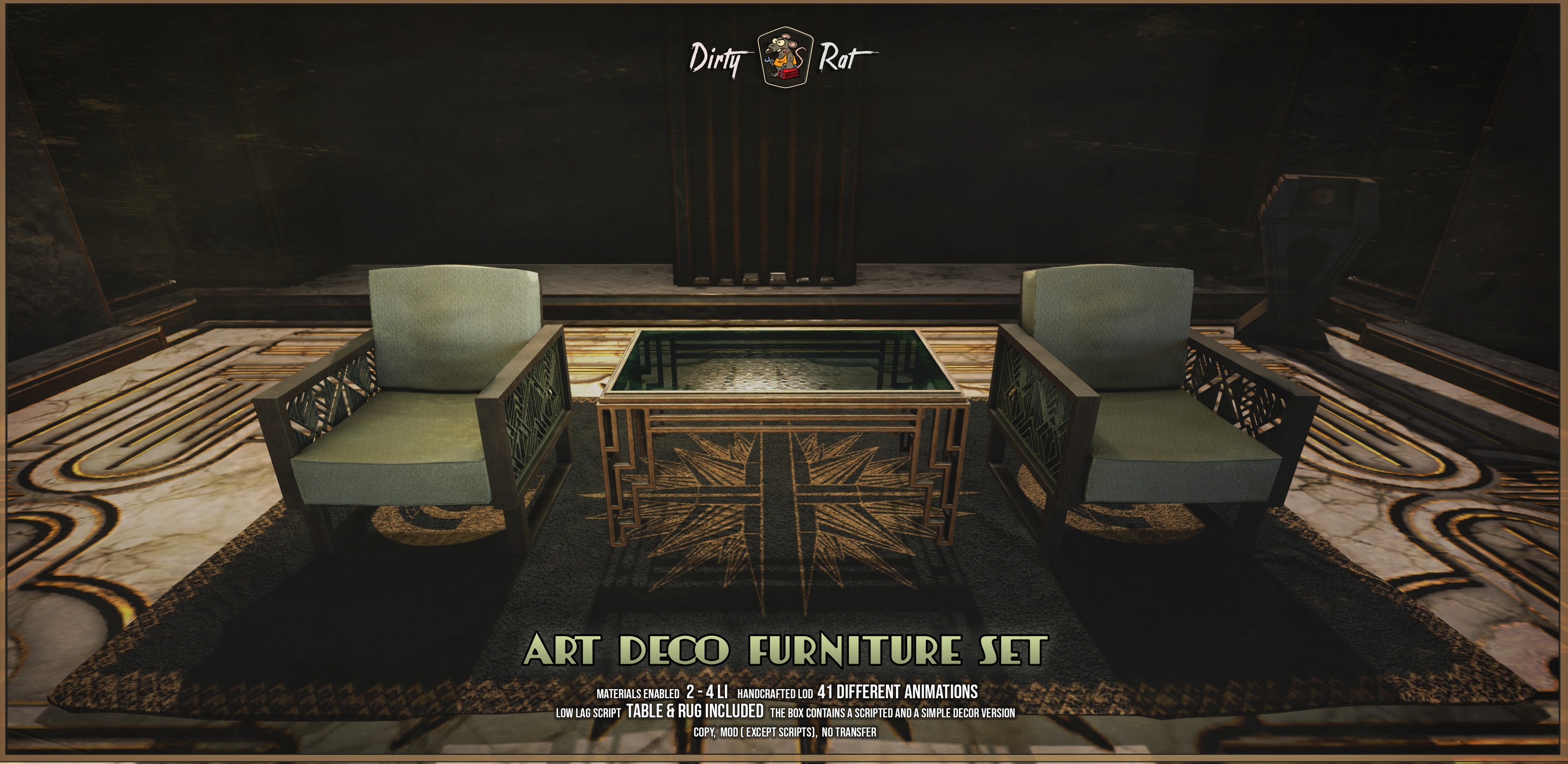 Dirty Rat – Art Deco Collection