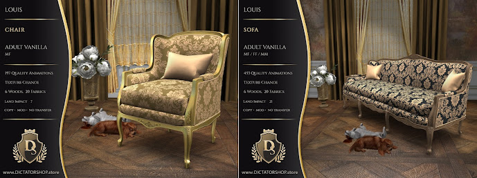 Dictatorshop – Louis Sofa & Chair
