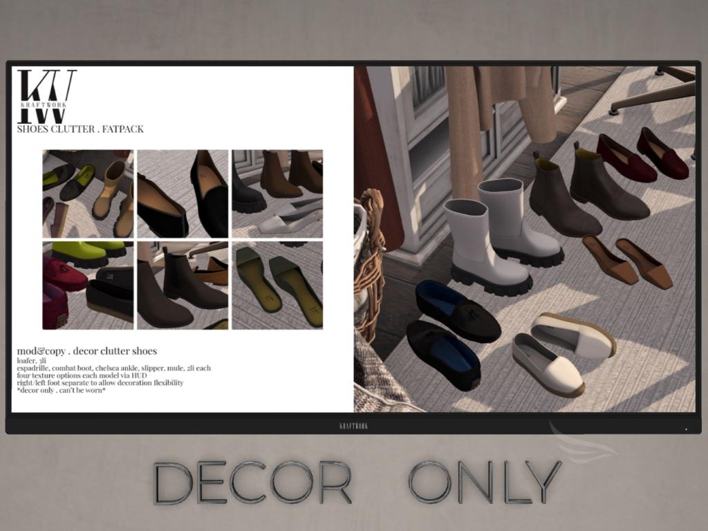 KraftWork – Decor Clutter Shoes