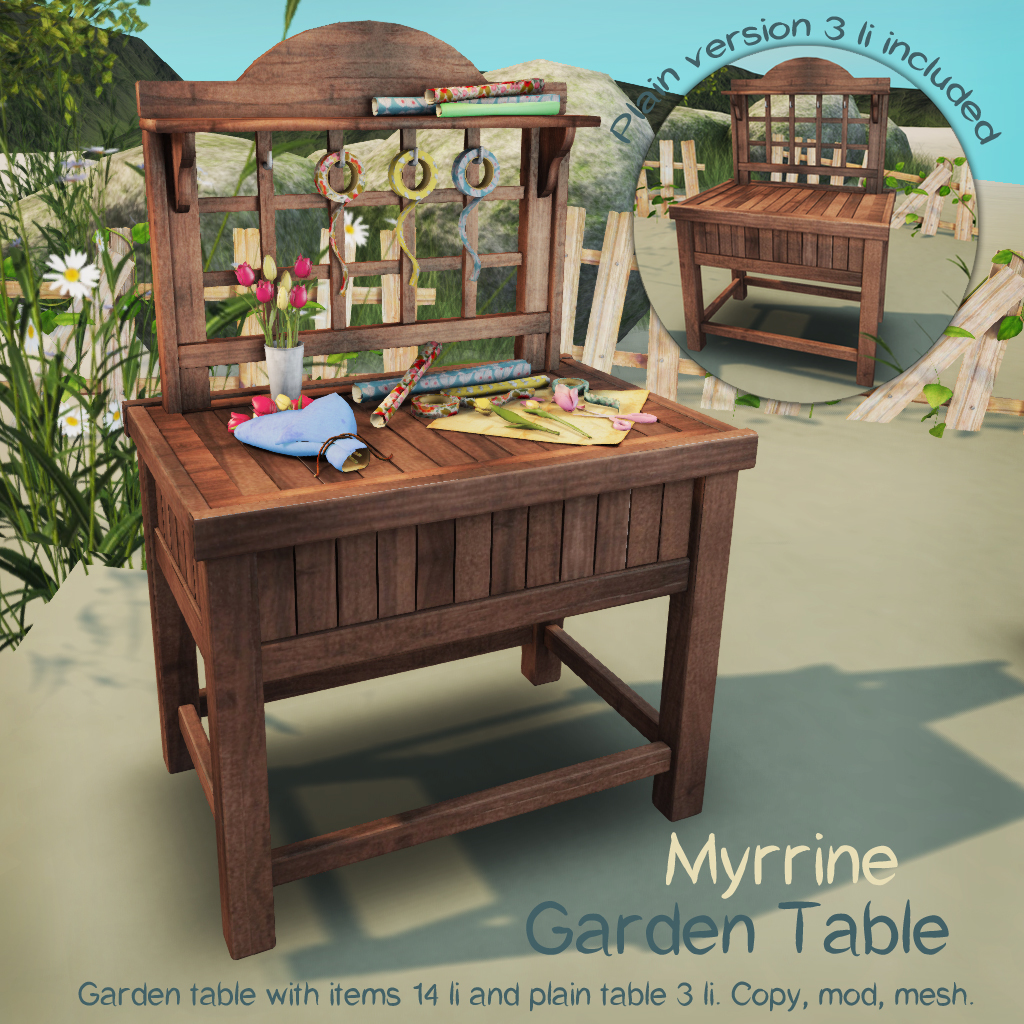 Myrrine – Garden Table