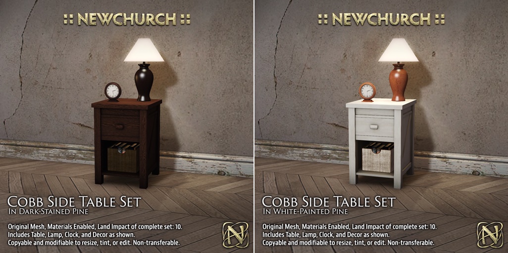 Newchurch – Cobb Side Table Set