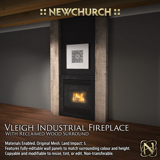Newchurch – Vleigh Industrial Fireplace