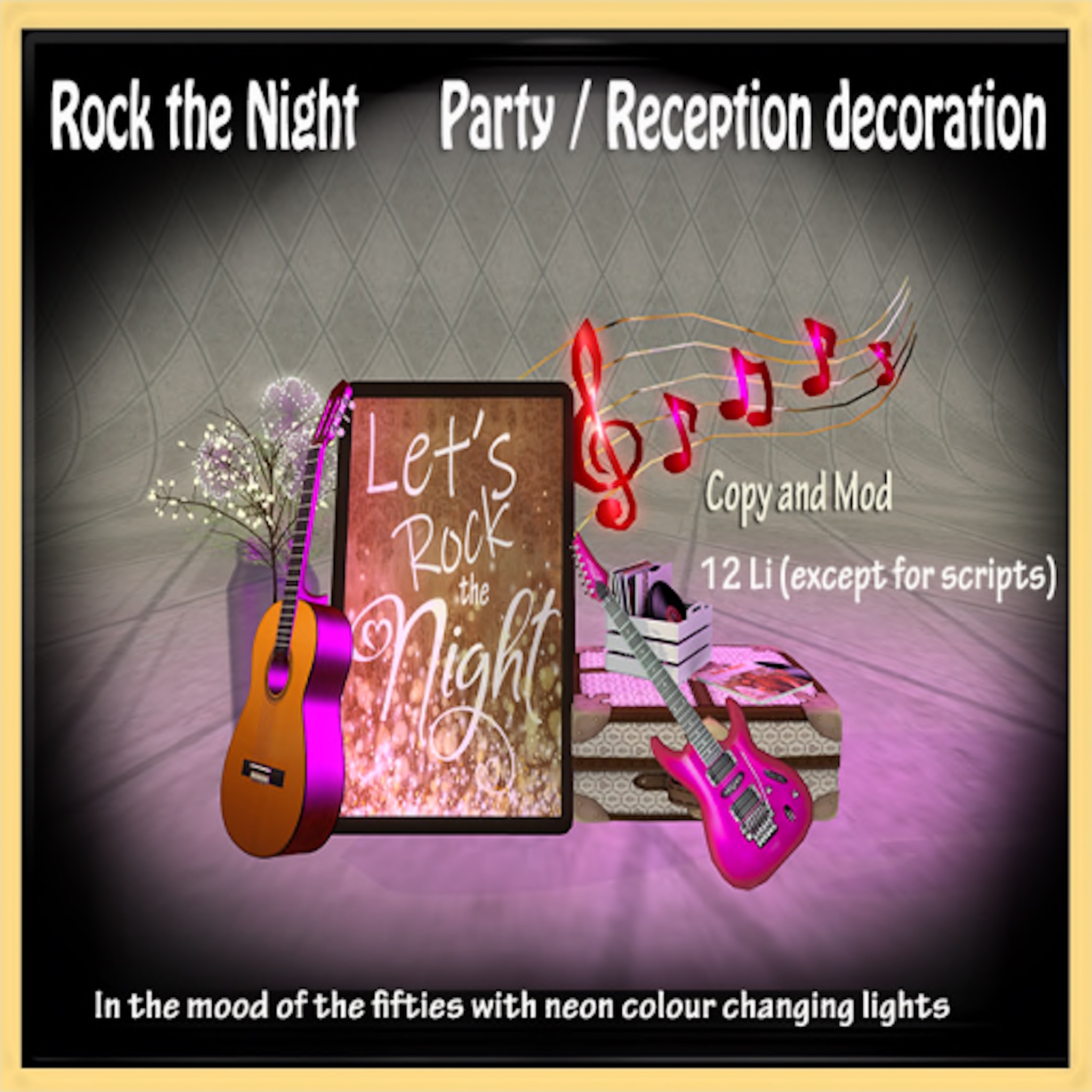 Sam’s Studio 55 – Rock The Night Board