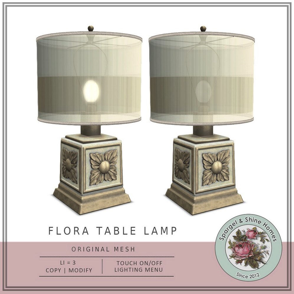Spargel & Shine – Flora Table Lamp