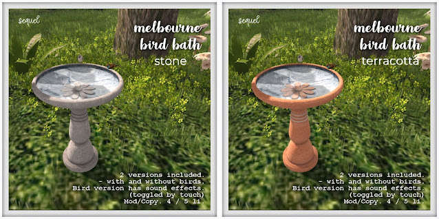 Sequel – Melbourne Bird Bath