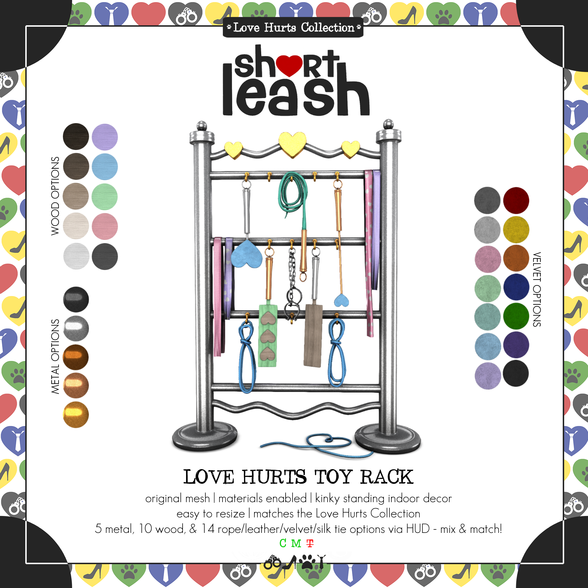 Short Leash – Love Hurts Toy Rack