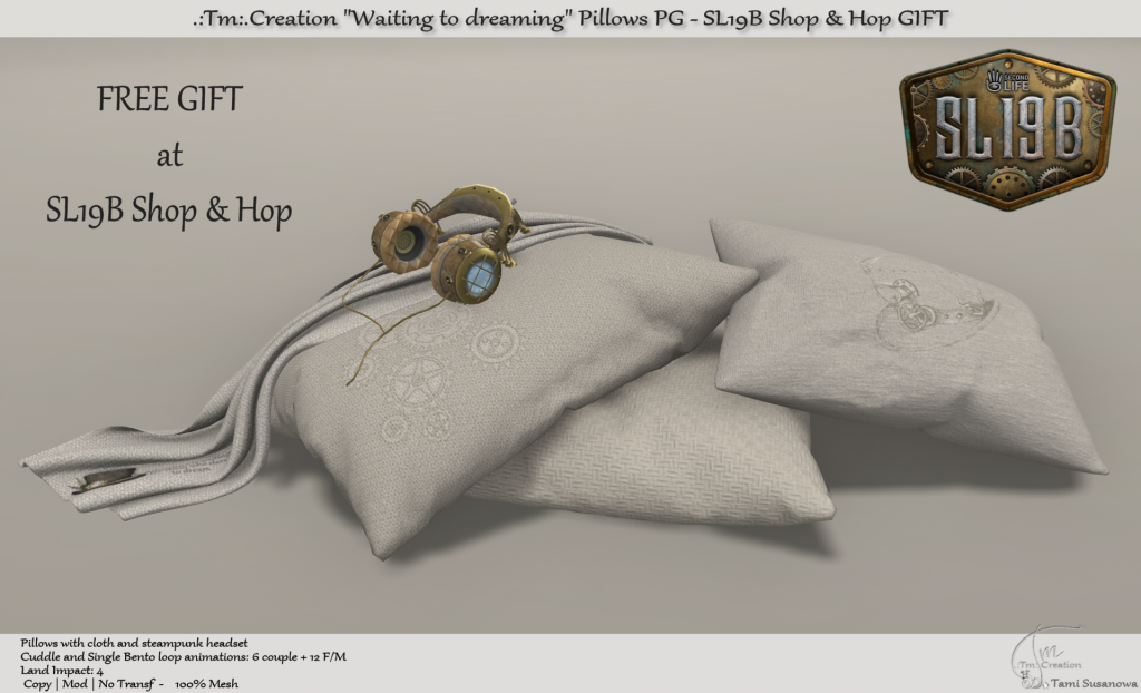 Tm Creation – “Waiting To Dreaming” Pillows