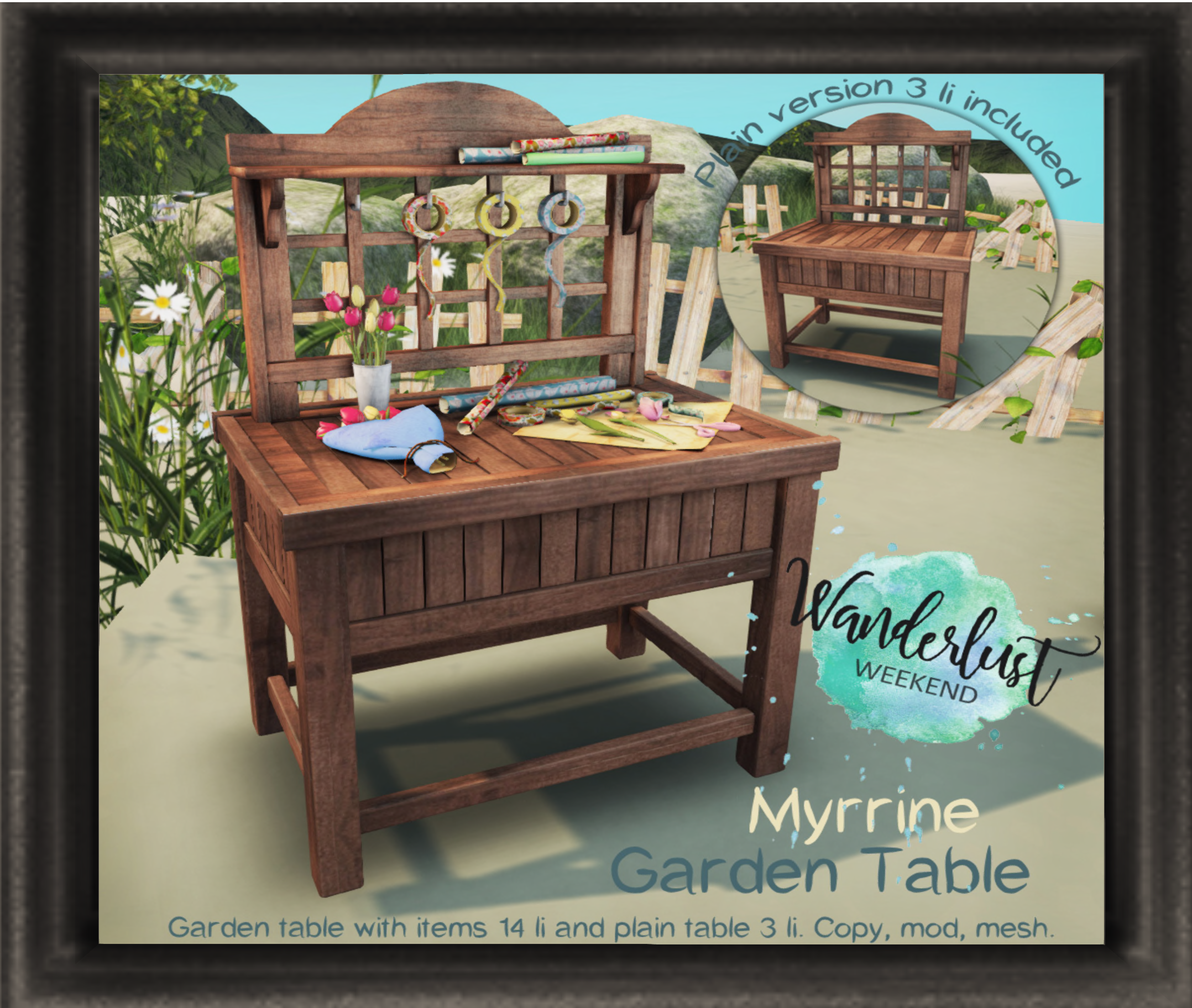 Myrrine – Garden Table