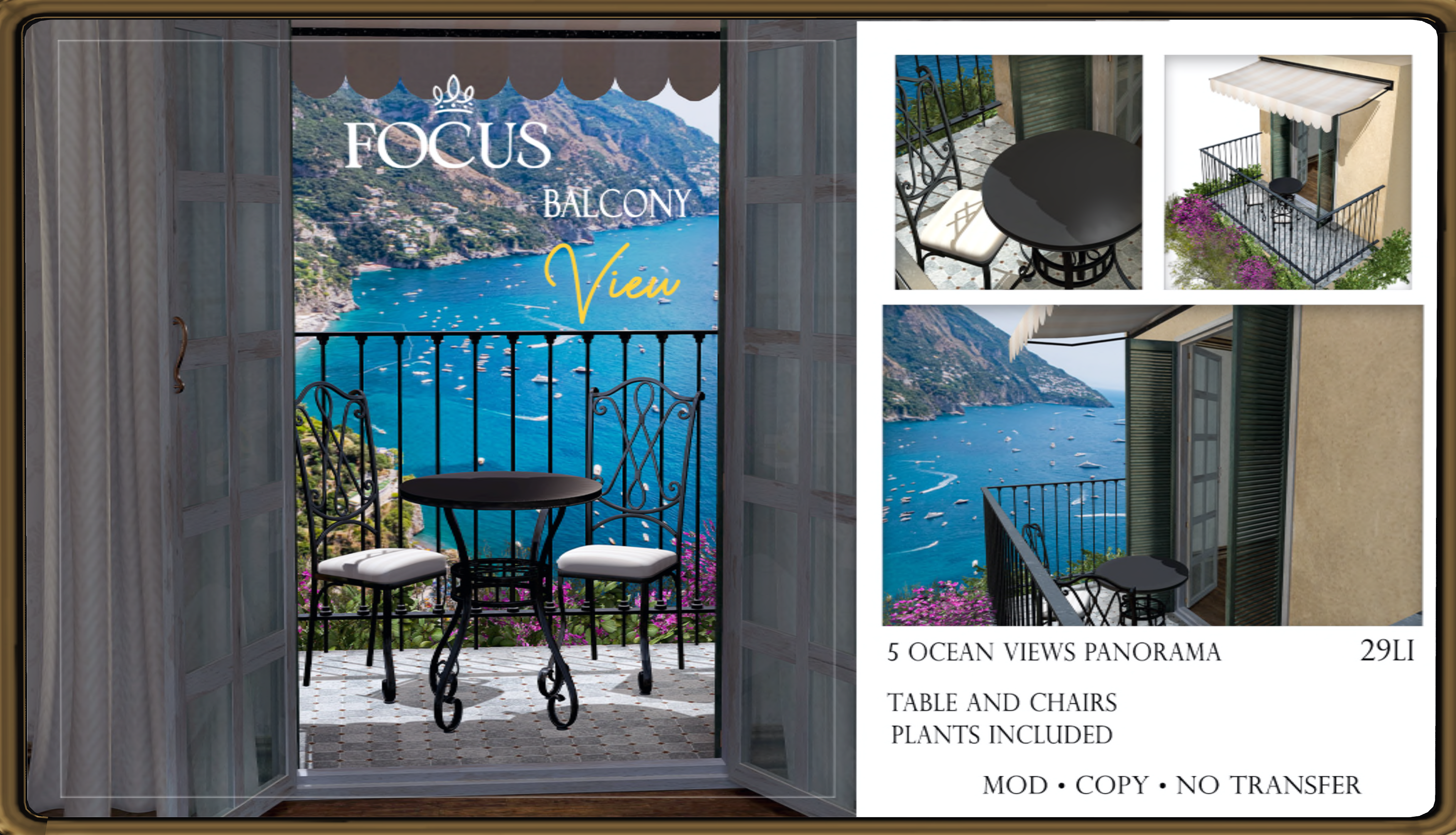 Focus Poses – Balcony View Backdrop